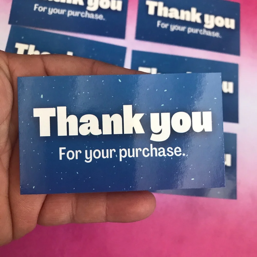 30 thank you for your purchase cards